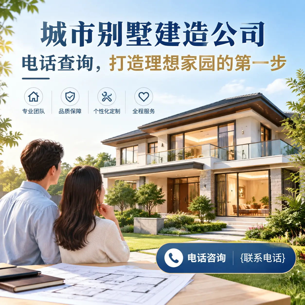 兴义别墅建造公司电话查询,打造理想家园的第一步